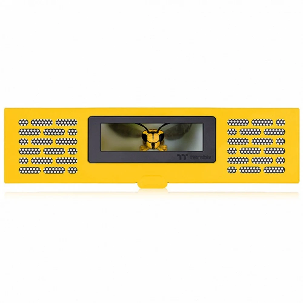 Панель LCD, Thermaltake, The Tower 200 Bumblebee, AC-067-OO4NAN-A1, 3.9", 128 x 480 (RGB), Желтый