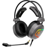 Наушники с микрофоном A4Tech Bloody MC750 серый 2.3м мониторные USB оголовье (MC750 GREY)
