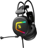 Наушники с микрофоном A4Tech Bloody MC750 черный 2.3м мониторные USB оголовье (MC750 BLACK)