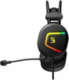 Наушники с микрофоном A4Tech Bloody MC750 черный 2.3м мониторные USB оголовье (MC750 BLACK)