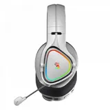 Bluetooth гарнитура A4Tech Bloody MR710, 20Hz-20kHz,16Om,105dB,mic100Hz-10kHz,BT5,2.4G,1.5m,RGB,Gray