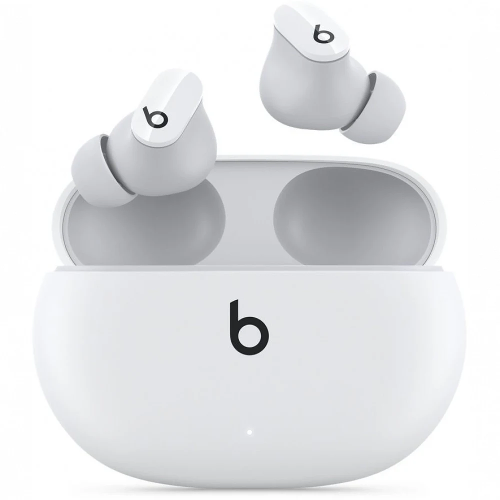 Гарнитура вкладыши Beats Studio Buds True Wireless Noise Cancelling белый беспроводные bluetooth в ушной раковине (MJ4Y3EE/A)