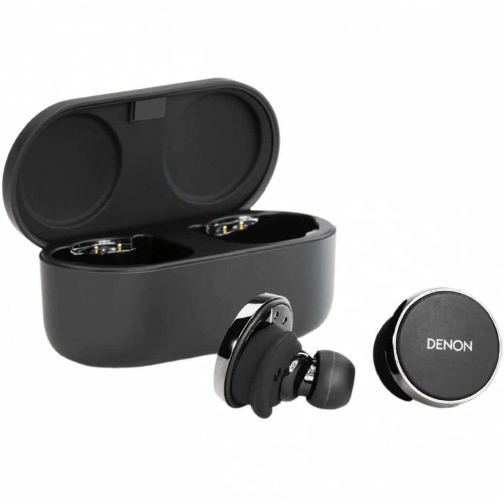 DENON Наушники AHC15PLBKEM ЧЕРНЫЙ Беспроводные наушники TWS, Bluetooth 5.3, Степень защиты IPX4, функции активного шумоподавления, поддерживаются кодеки aptX Lossless, aptX Adaptive, aptX Classic, A