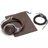 DENON Наушники AHD5200EM Наушники премиум-класса, закрытые, материал: металл/дерево/кожа, частотный диапазон: 5Гц - 40кГц, диаметр мембраны 50мм, сопротивление 24 Ом, чувствительность 103 дБ, отсоед