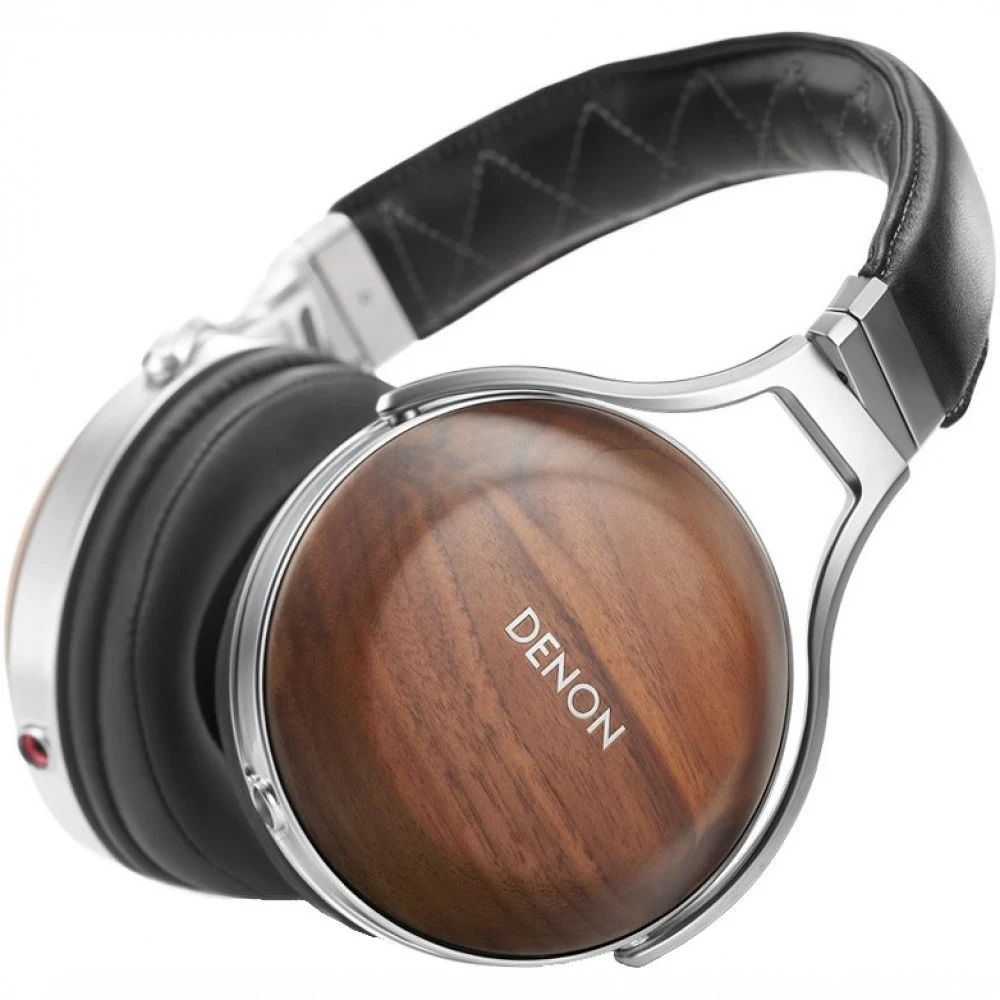 DENON Наушники AHD7200EM ДЕРЕВО Флагманские наушники Denon, закрытые, материал: металл/дерево/кожа, частотный диапазон 5Гц - 55кГц, сопротивление 25 Ом, чувствительность 105 дБ, диаметр мембраны 50