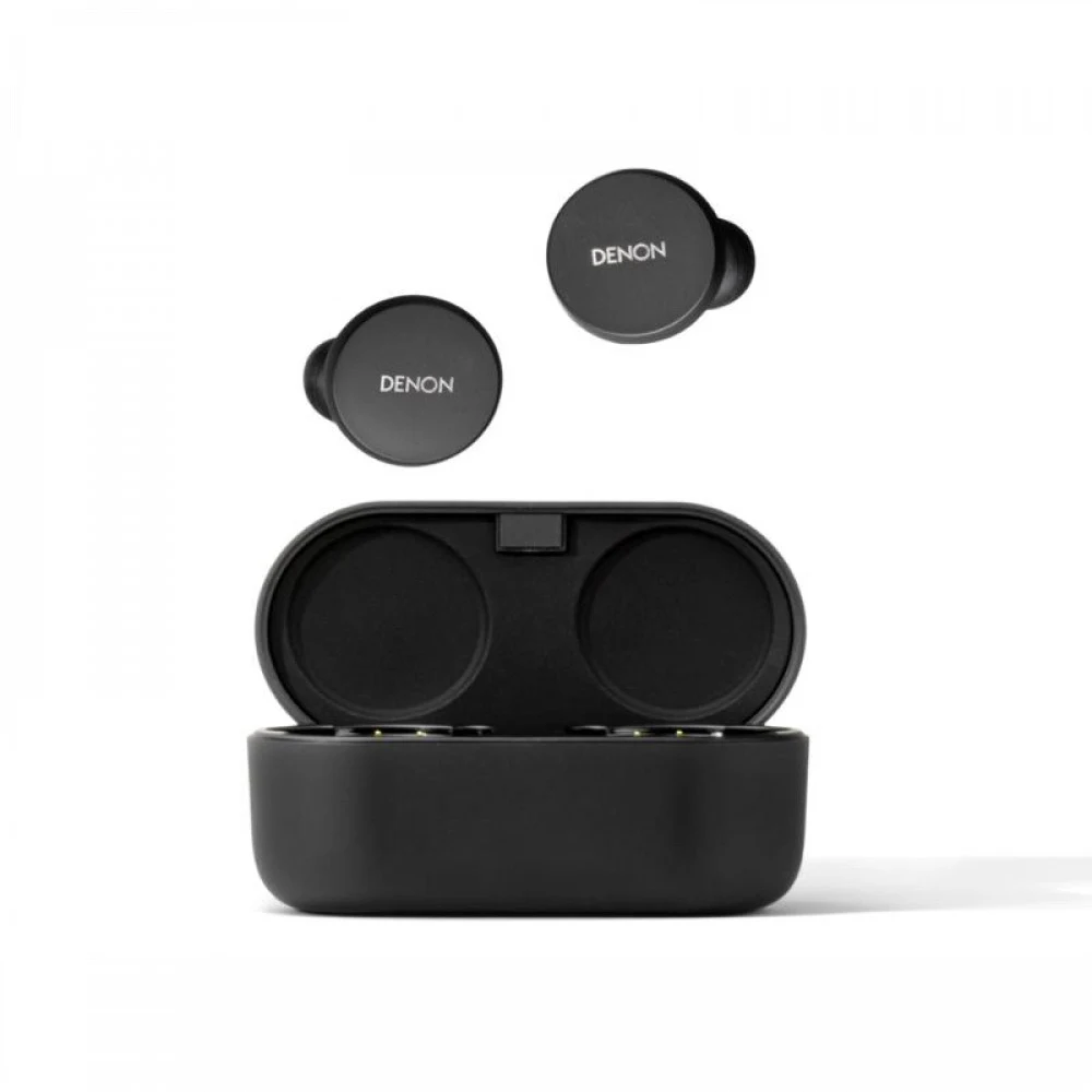 DENON Наушники AHC10PLBKEM ЧЕРНЫЙ Беспроводные наушники TWS, Bluetooth 5, Степень защиты IPX4, функции активного шумоподавления, поддерживаются кодеки AAC, SBC, aptX. Время работы 6 ч. Вес 7,4 гр. (