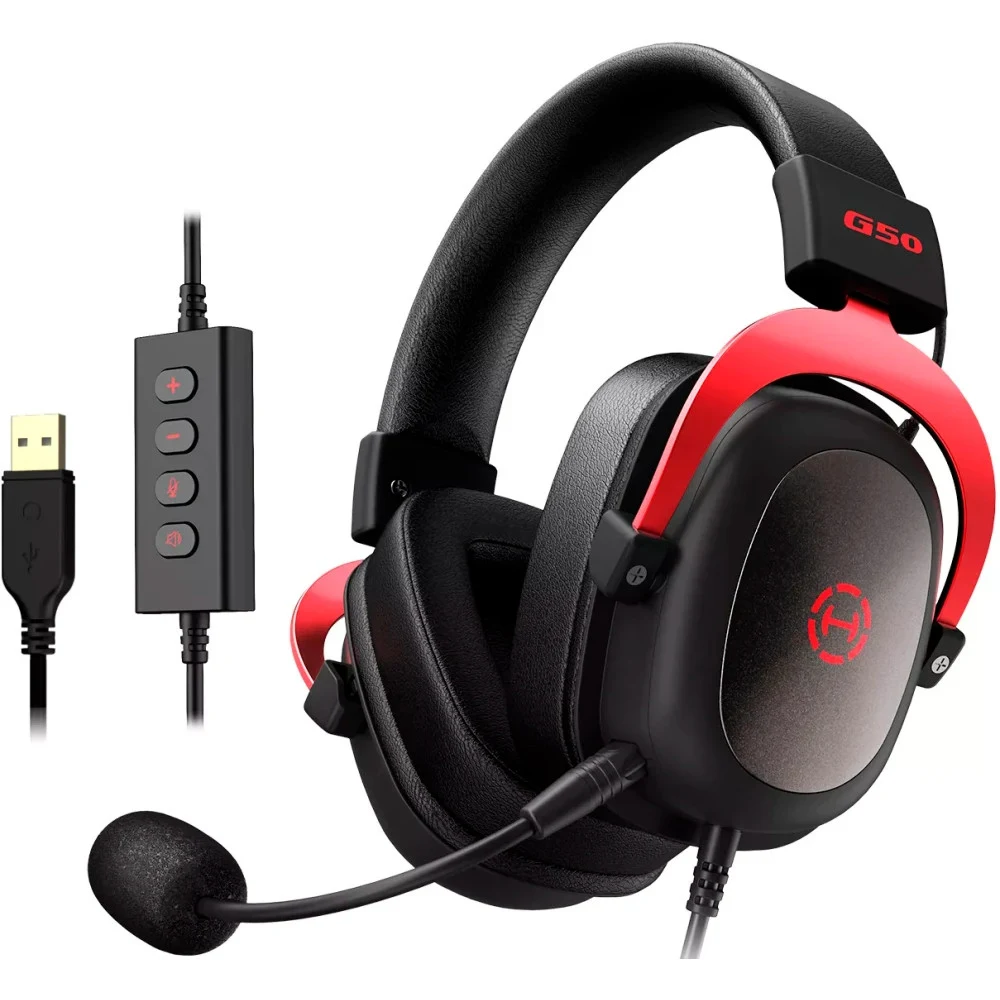 Гарнитура Edifier Hecate G50, 20Hz-20kHz, 64Om, 97dB, 7.1, 2m, USB, Black