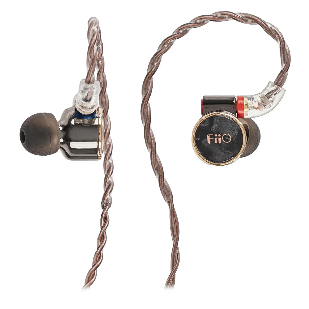 Наушники вкладыши Fiio FD3 1.2м черный/медный проводные в ушной раковине (80001656)