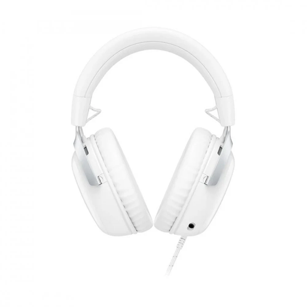 Гарнитура, HyperX, BS7C1AA, Cloud III - Gaming Headset (White), Микрофон съёмный гибкий, Динамики 53 мм, 150 мВт, 15-25000 гц, Блок управления звуком USB удлинитель, Белый