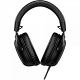 Гарнитура, HyperX, 727A8AA, Cloud III - Gaming Headset (Black), Микрофон съёмный гибкий, Динамики 53 мм, 150 мВт, 15-25000 гц, Блок управления звуком USB удлинитель, Чёрный