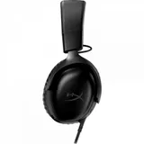 Гарнитура, HyperX, 727A8AA, Cloud III - Gaming Headset (Black), Микрофон съёмный гибкий, Динамики 53 мм, 150 мВт, 15-25000 гц, Блок управления звуком USB удлинитель, Чёрный