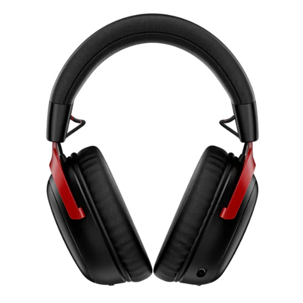 Гарнитура, HyperX, A59Z0AA, Cloud III S Wireless, Микрофон съёмный гибкий, Динамики 53 мм, 64 Ом, 20-20000 гц, Беспроводные, Чёрный-Красный