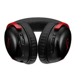 Гарнитура, HyperX, A59Z0AA, Cloud III S Wireless, Микрофон съёмный гибкий, Динамики 53 мм, 64 Ом, 20-20000 гц, Беспроводные, Чёрный-Красный