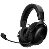 Гарнитура, HyperX, A59YZAA, Cloud III S Wireless, Микрофон съёмный гибкий, Динамики 53 мм, 64 Ом, 20-20000 гц, Беспроводные, Чёрный