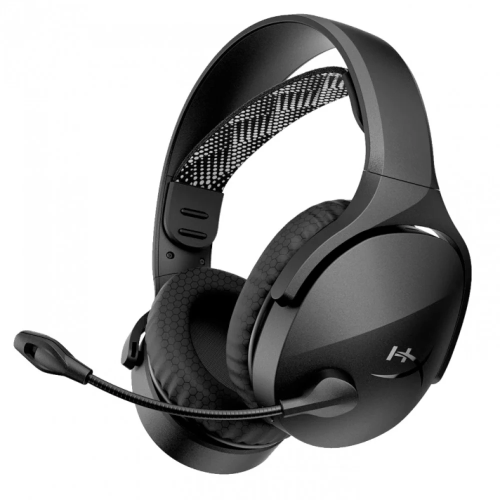 Гарнитура, HyperX, AJ0T1AA, Cloud Jet Dual, Микрофон съёмный гибкий, Динамики 40 мм, 32 Ом, 20-20000 гц, Блок управления звуком USB удлинитель, Беспроводные, Чёрный