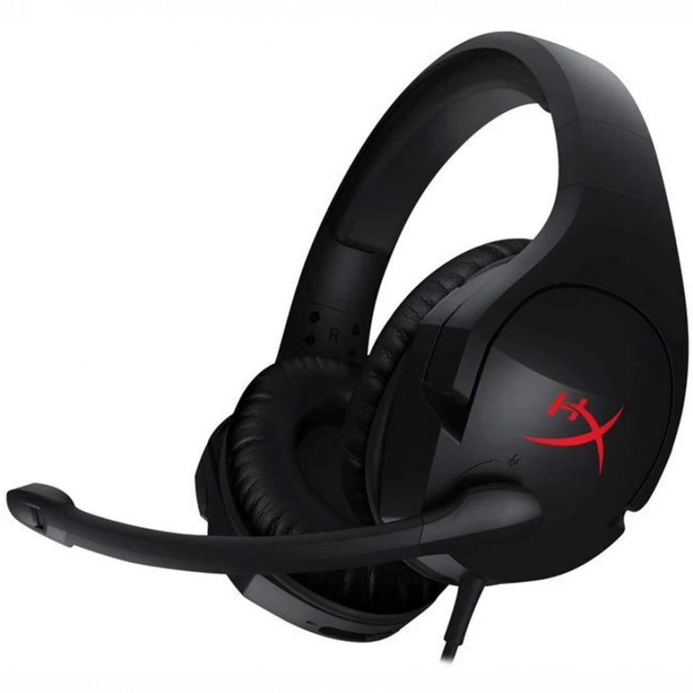 Гарнитура, HyperX, 4P5L7AX#ARL, HX-HSCS-BK/EE, Cloud Stinger, Микрофон поворотный гибкий, Динамики 50 мм, 30-500 мВт, 50-18000гц, 3.5 Mini Jack + удлинитель – 3,5 мм штекеры стерео и микрофона, Чёрн