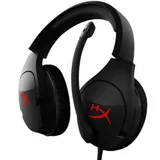 Гарнитура, HyperX, HX-HSCS-BK/EE, Cloud Stinger, Микрофон поворотный гибкий, Динамики 50 мм, 30-500 мВт, 50-18000гц, 3.5 Mini Jack + удлинитель – 3,5 мм штекеры стерео и микрофона, Чёрный, Цветная к