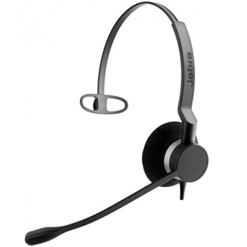 Гарнитура, Jabra, 2303-820-104, Jabra BIZ 2300 Mono QD, NC, Проводная, Защита PeakStop, накладные, Односторонняя гарнитура, Подключение QD