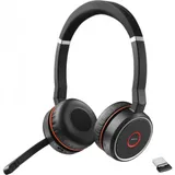 Гарнитура, Jabra, 7599-842-109, Jabra Evolve 75 SE, Link380a MS Stereo, Беспроводная, Bluetooth 4.2, Шумоподавление, USB A, накладные