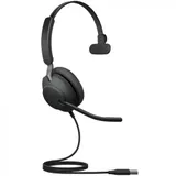 Гарнитура, Jabra, 24189-889-999, Jabra Evolve2 40 SE, USB-A, UC Mono, Проводная, USB-С, Шумоподавление , Jabra Direct, Блокирующая шум конструкция