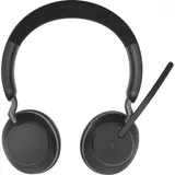 Гарнитура, Jabra, 26599-999-999, Jabra Evolve2 65, Link380a MS Stereo Black, Беспроводная, Шумоподавление, Стерео, USB-A, Время работы от аккумулятора: 37 часов