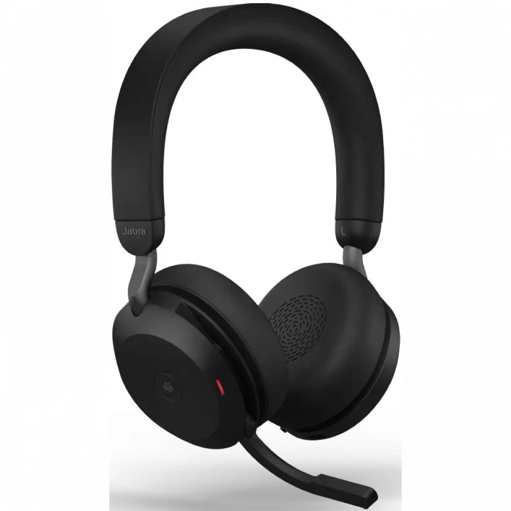 JABRA EVOLVE2 75, Link380c MS Stereo Black, EVOLVE2 75 headset Black MS, Link 380 BT adapter USB-C MS,1.2m USB-C to USB-C cable, carry pouch, warranty and warning (safety leaflets)