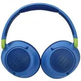 Гарнитура накладные JBL JR 460NC 1.2м синий беспроводные bluetooth оголовье (JBLJR460NCBLU)