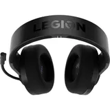 Наушники Lenovo Legion H600 Wireless Gaming Headset (GXD1A03963) 320 g Черные Мощность 1200 mAh Соединение 2.4 GHz wireless via nano-USB Wired via 3.5 mm audio jack