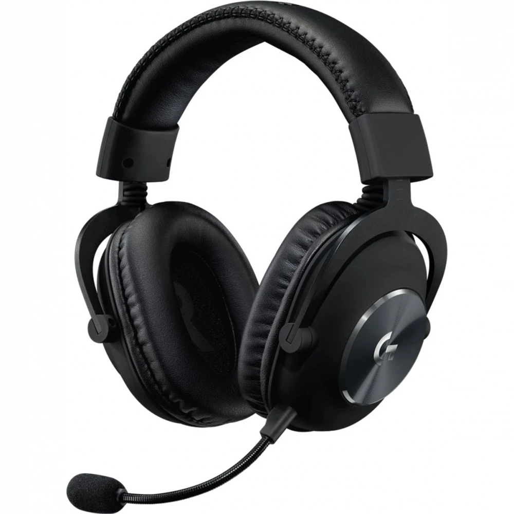 Logitech Гарнитура игровая G Pro X, мониторные, Xbox One, PlayStation 4, звук 7.1, кабель 2 м, чёрный.