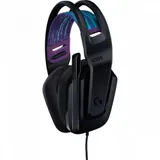 Гарнитура игровая Logitech G335 Black [981-000978] черная, проводная, накладные динамики 40мм 20 Гц - 20 кГц, складной микрофон 100 Гц - 10 кГц, кабель 1.8м, разъем 3,5мм, Y-разветвитель (наушники +