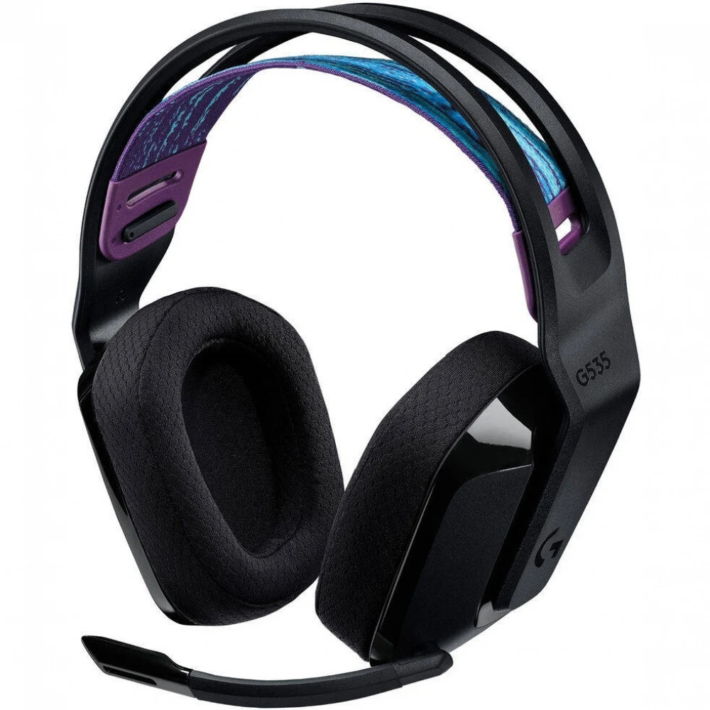 Беспроводная гарнитура Logitech G535 LightSpeed, 20Hz-20kHz, 32 Om, 87.5dB, mic 100Hz-10kHz, Black