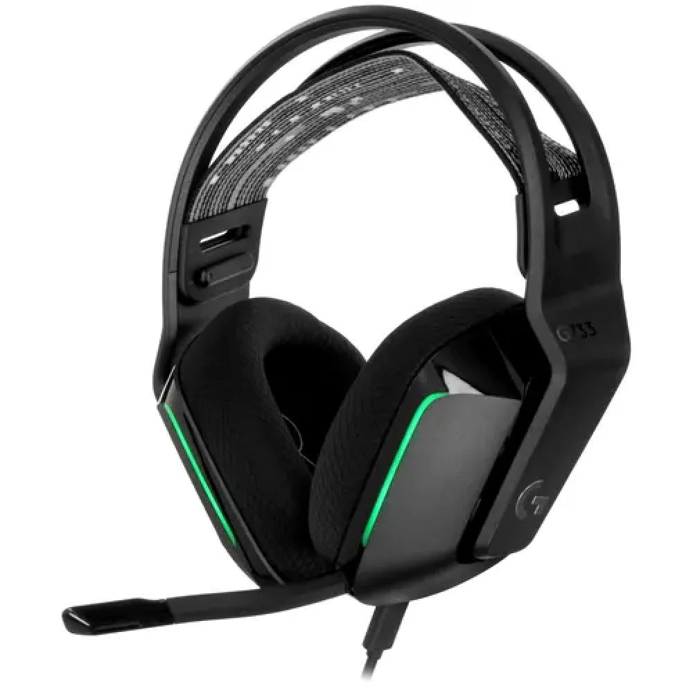 Гарнитура игровая беспроводная Logitech G733 LIGHTSPEED Wireless Gaming Headset with LIGHTSYNC RGB Black [981-000864]