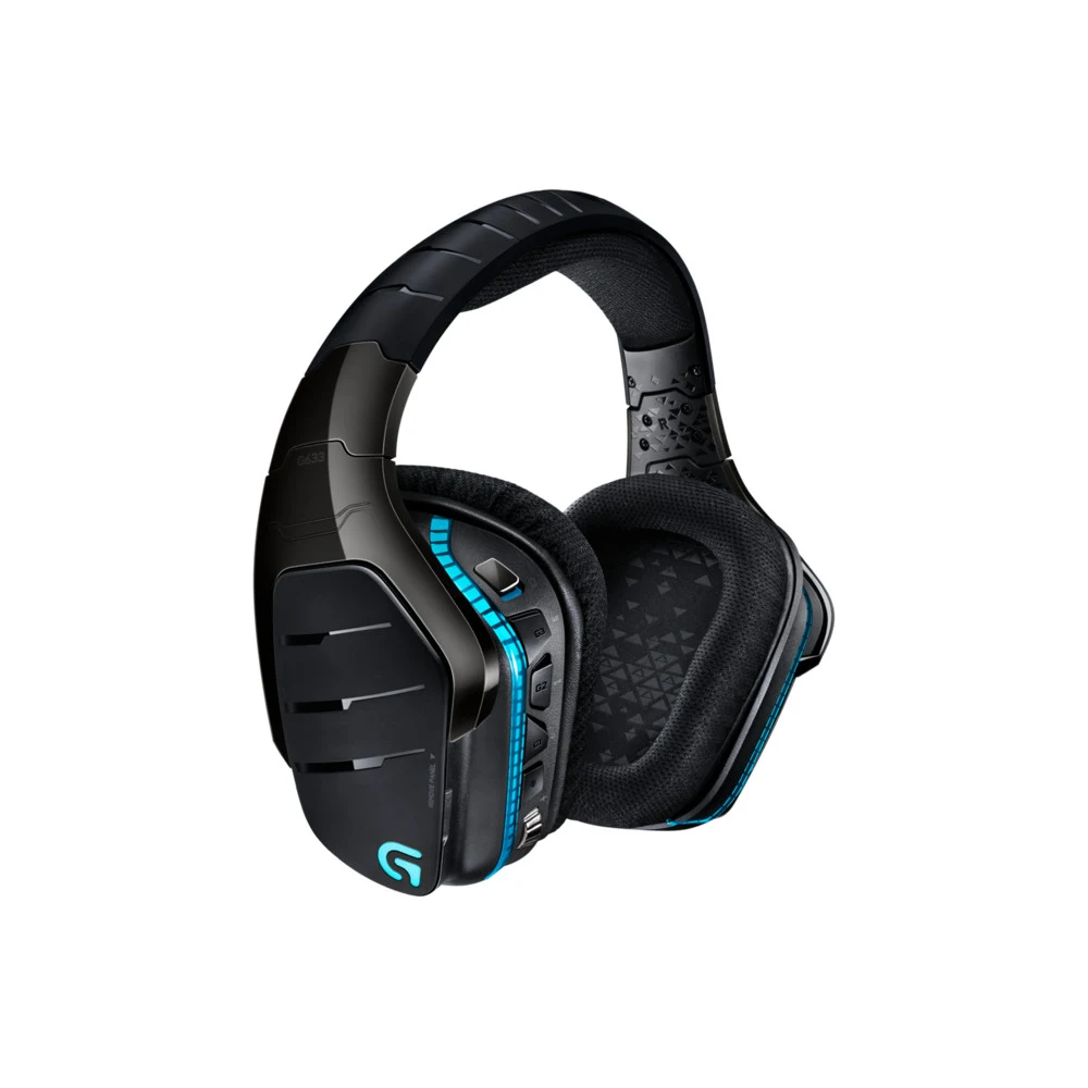 Наушники с микрофоном Logitech G635 Lightsync черный 2.8м накладные оголовье (981-000750)