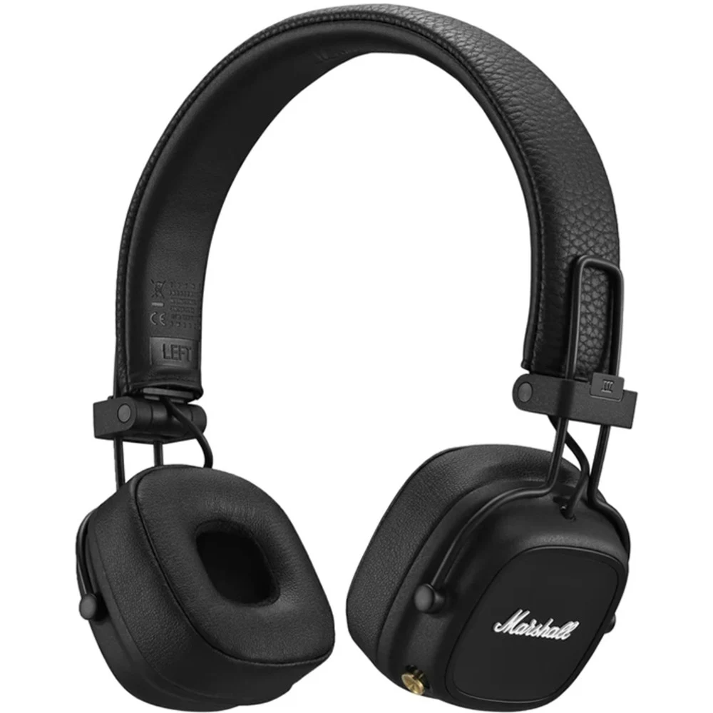 Беспроводные наушники MARSHALL MAJOR IV черные (jack 3.5 мм/bluetooth, 40 мм, IPX4, 1005773)