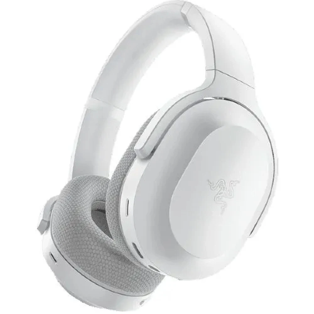 Гарнитура, Razer, Barracuda, RZ04-03790200-R3M1, Беспроводные, Микрофон встроенный, Динамики 50 мм, 20 Гц – 20 кГц, 32 Ом (1 кГц), USB Type-C или Bluetooth 5.2, Белый