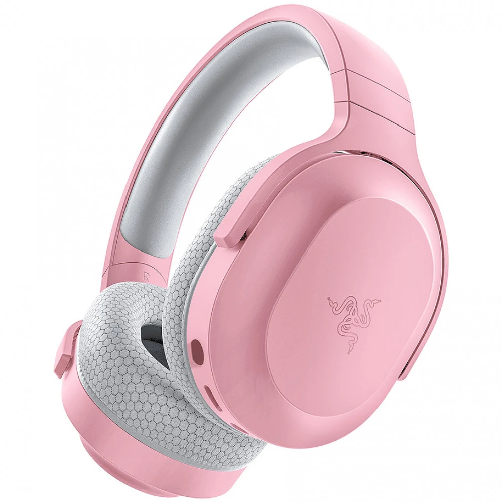 Гарнитура, Razer, Barracuda X 2022, RZ04-04430300-R3M1, Беспроводные, Микрофон съемный, 20 - 20 000 Гц, Динамики 40 мм, 30 Ом, USB-C, Розовый