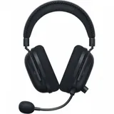 Гарнитура, Razer, Blackshark V2 Pro, RZ04-03220100-R3M1, Игровая гарнитура, Беспроводные, 7.1 Surround Sound, 12 - 28000 Гц, 100 дБ, 32 Ом, 50 мм, Микрофон однонаправленный подвижный, 100 Гц – 10000