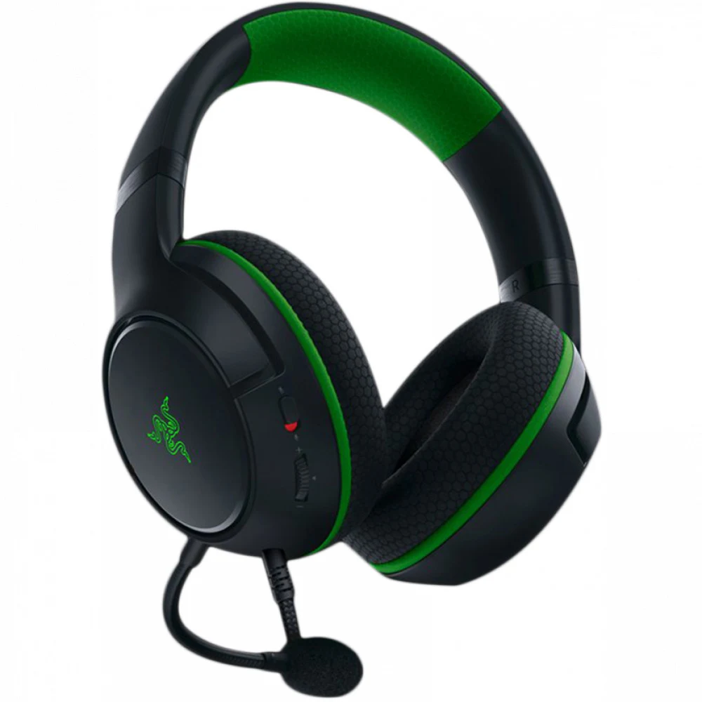 Гарнитура, Razer, Kaira X for Xbox, RZ04-03970100-R3M1, Игровая гарнитура, Микрофон поворотный гибкий, Динамики 50 мм, 7.1 Surround Sound, Диапазон частот: 20 Гц – 20 кГц , Чувствительность при 1 кГ