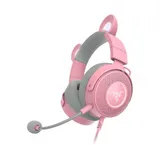 Гарнитура, Razer, Kraken Kitty Ed. V2 Pro - Quartz, RZ04-04510200-R3M1, Игровая гарнитура, Микрофон поворотный гибкий, Динамики 50 мм, Диапазон частот: 20 Гц – 20000 Гц , Чувствительность при 1 кГц: