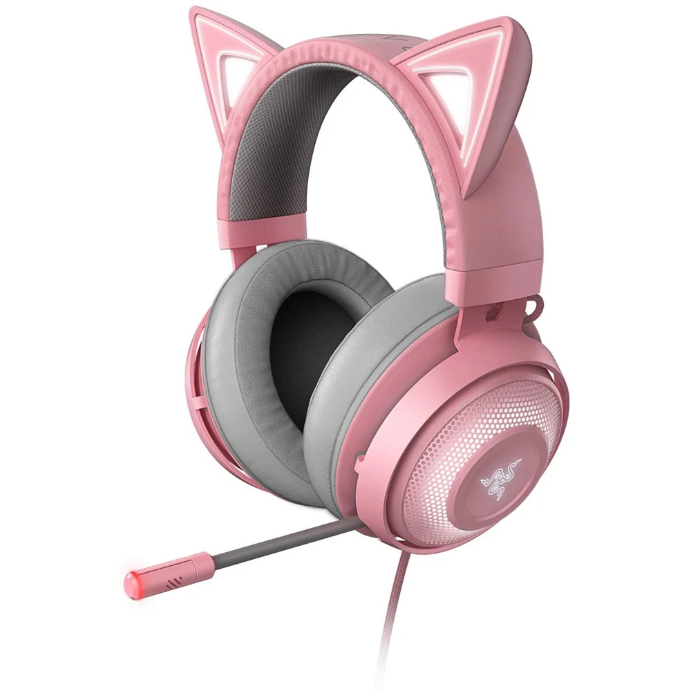 Razer Kraken Kitty Ed. - Quartz- USB Surround Sound Headset with ANC