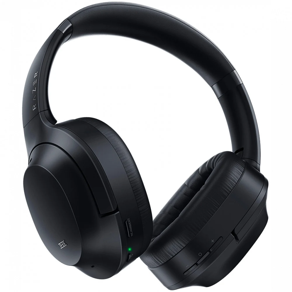 Гарнитура, Razer, Opus (Late 2020), RZ04-03430100-R3M1, Микрофон встроенный, 2 динамических динамика по 40 мм, 20 Гц - 20 кГц, до 25 часов работы, Bluetooth, Черный