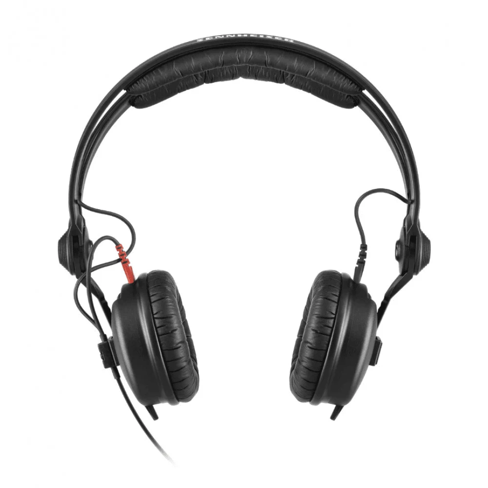 Sennheiser HD 25 PLUS, Закрытые мониторные наушники, 16 - 22000 Гц, 70 Ом, кабель прямой1,5 м. и сприальный 1,5 - 3м., разъём 3,5/6,3 мм, запасные амбушюры, чехол.