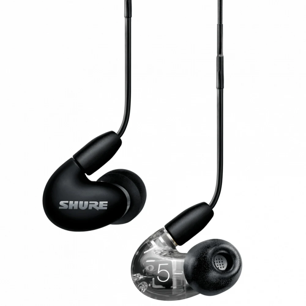 Наушники SHURE Внутриканальные проводные наушники Aonic 5 с гарнитурой, цвет черный