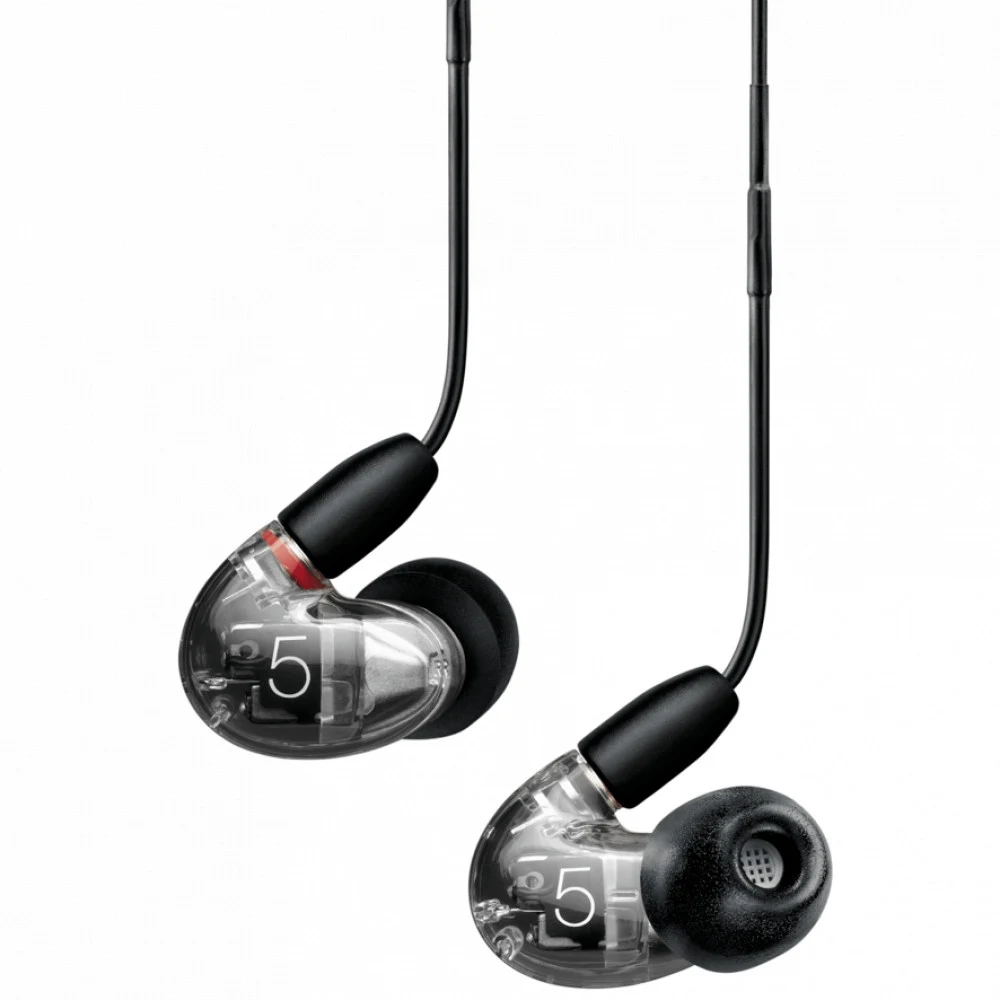 Наушники SHURE Внутриканальные проводные наушники Aonic 5 с гарнитурой, прозрачные