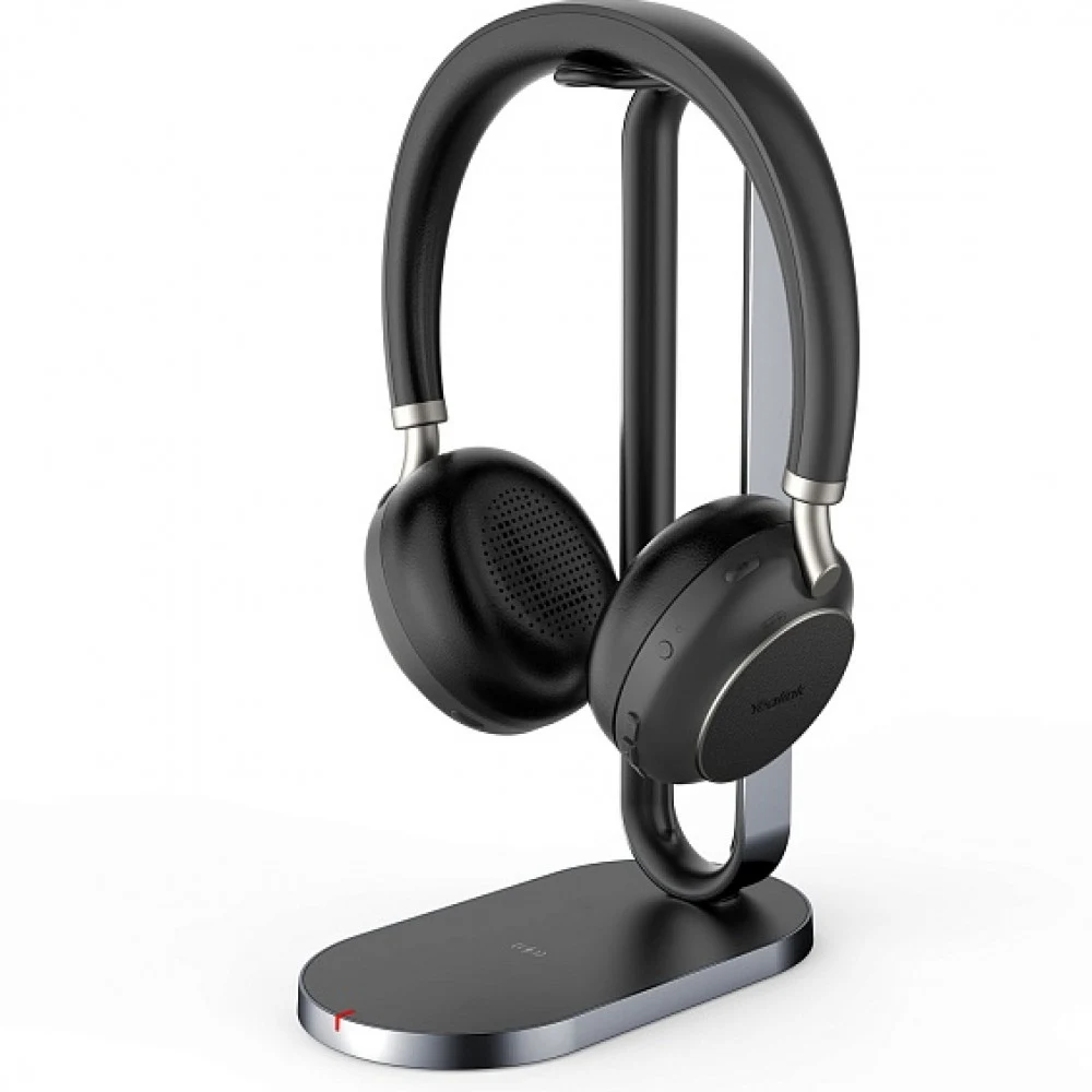 Гарнитура YEALINK BH76 UC Black USB-A, Беспроводная Bluetooth, Зарядка Qi, HD звук, Шумоподав.ANC,Черная