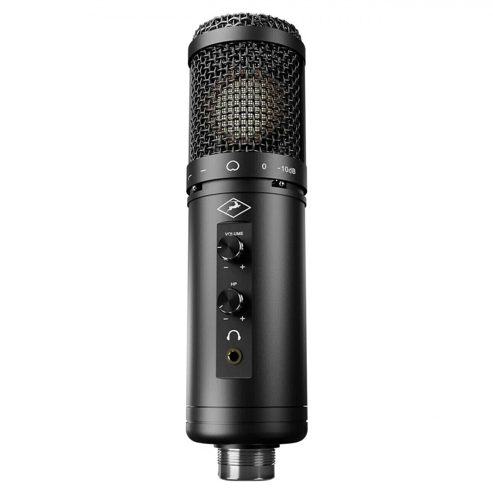 Микрофон Antelope Audio [Axino Synergy Core] конденсаторный, USB, 24 бит/192 кГц, диафрагма: 34 мм, кардиоида, 20 Гц - 20 кГц, уровень звукового давления: 140 дБ (<1% THD при 1 кГц), USB тип B (совм