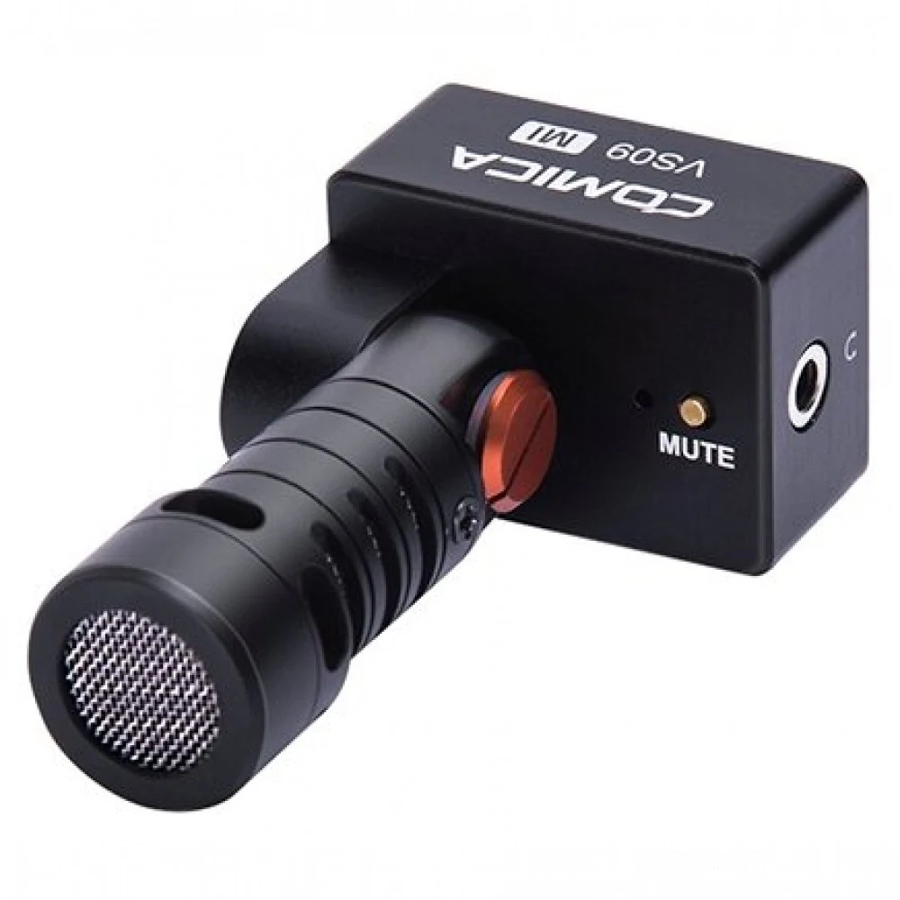 Микрофон Comica VS09 MI, 60-20000Hz, 70dB, Lightning, Black