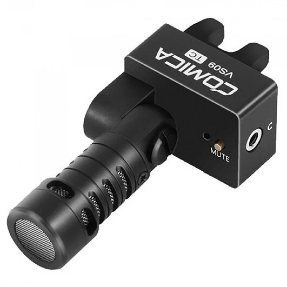 Микрофон Comica VS09 TC, 60-20000Hz, 70dB, Type-C, Black