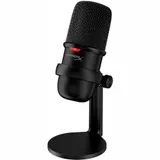 Микрофон, HyperX, 4P5P8AA, HMIS1X-XX-BK/G, SoloCast, конденсаторный, 48кГц/16 бит, 20Гц-20кГц, -6дБ, USB, 429.9 гр, черный
