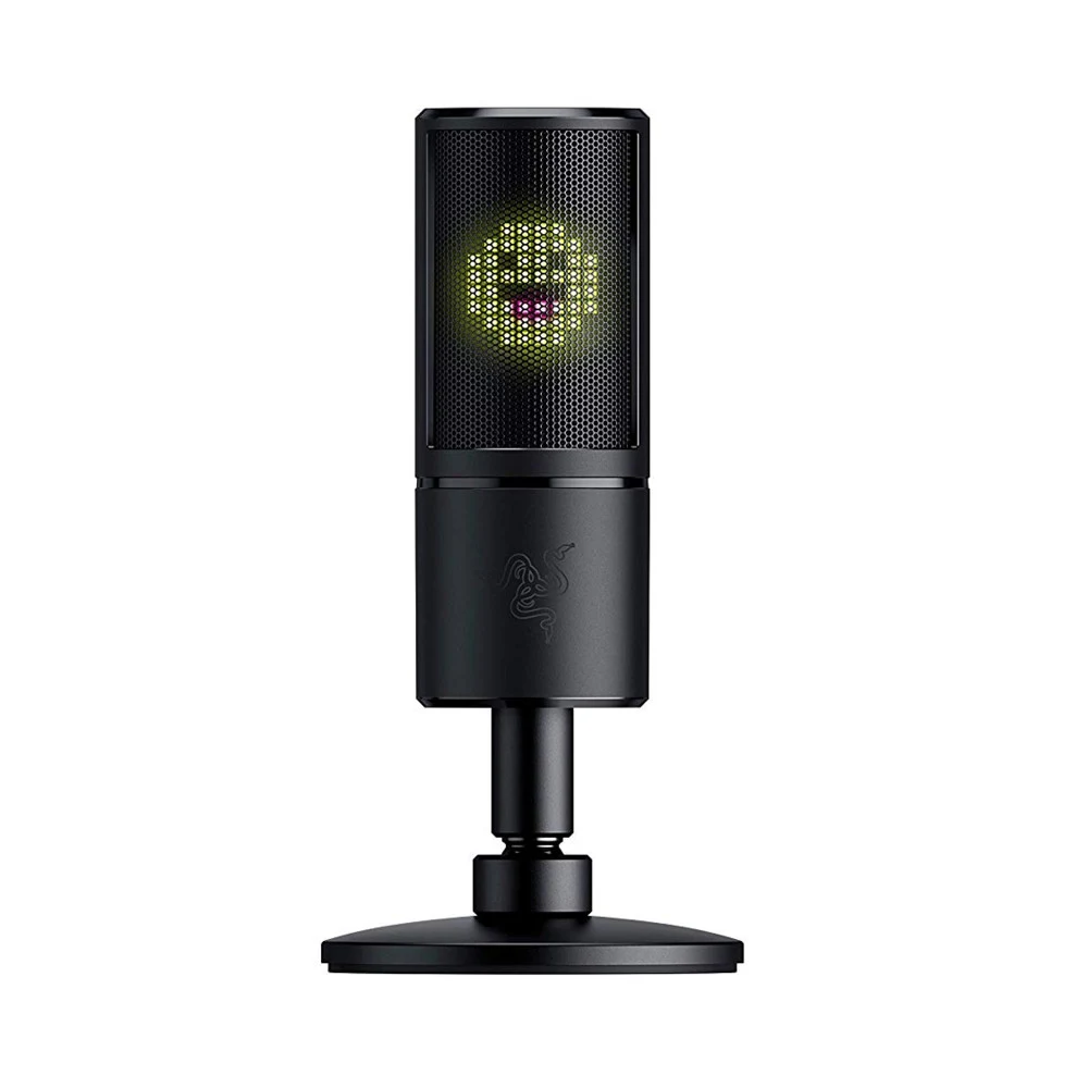 Микрофон, Razer, Seiren Emote, RZ19-03060100-R3M1, Динамический, Однонаправленный, 120 дБ, 50 - 20000Гц, 16 бит, Черный